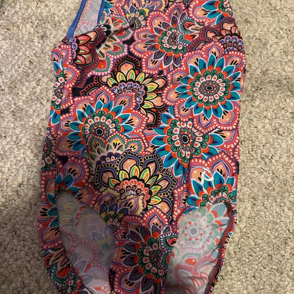Colorful plum practicewear leotard